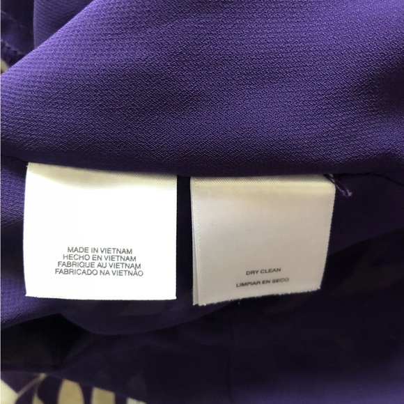 Anne Klein Palm Leaf Print Sleeveless Maxi Dress Size 12 - Picture 11 of 12